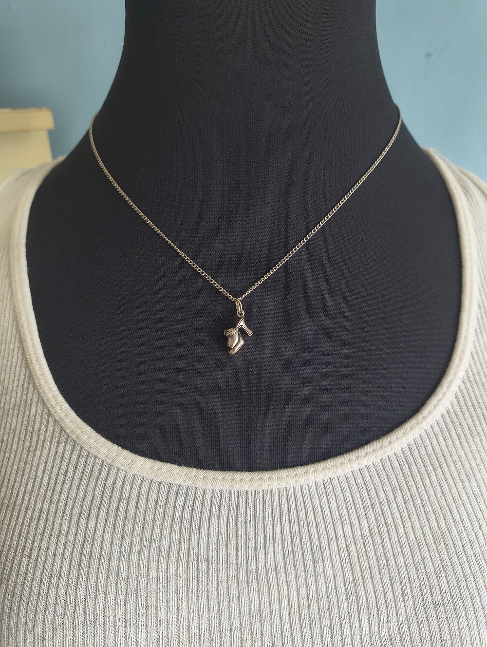 👠 Vtg. Sterling Silver High Heel Shoe Charm